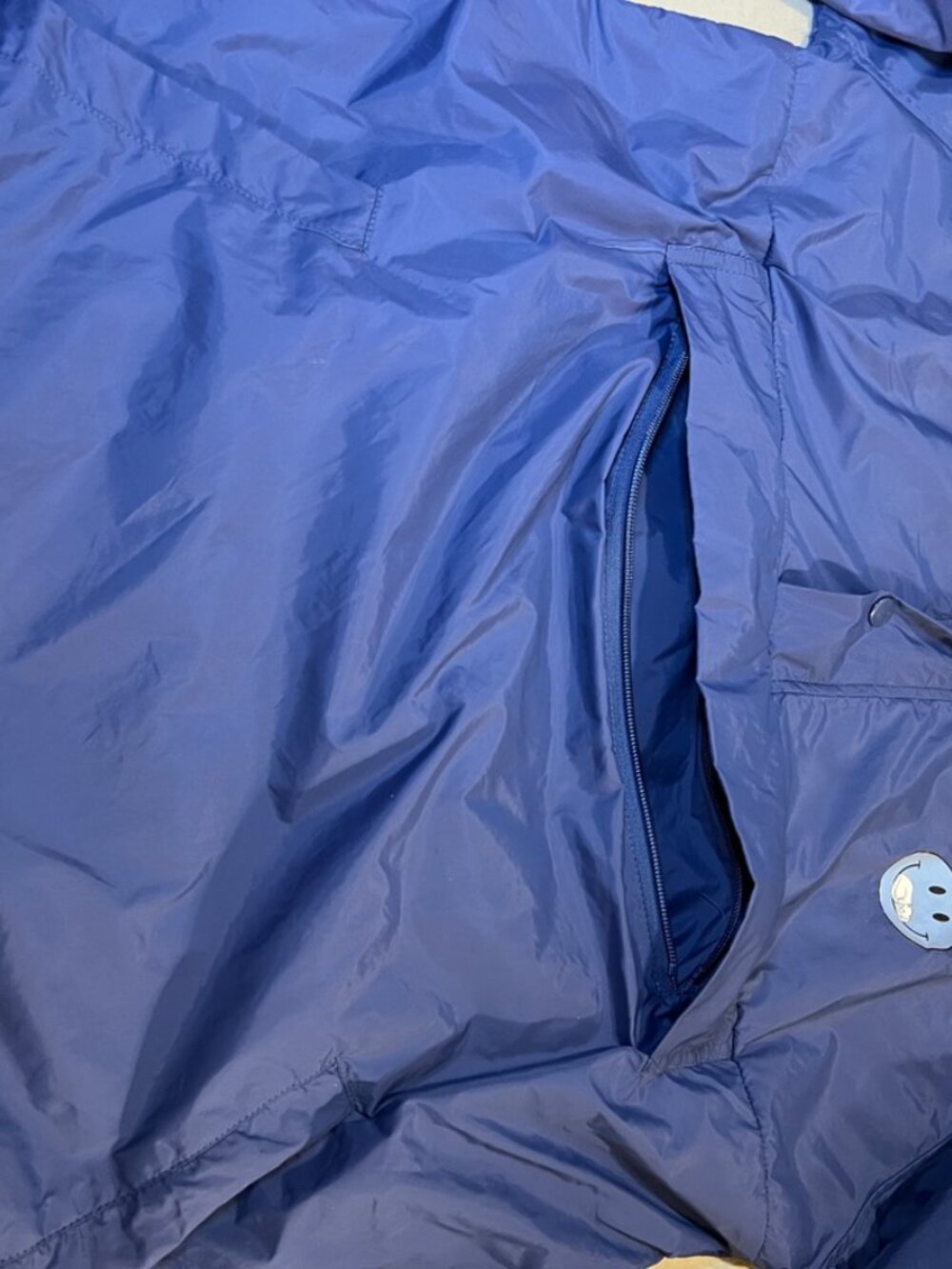RIPNDIP Lord Nermal Windbreaker Mens XL Blue Smiley Cat Anorak Skate Jacket Y2K - Picture 9 of 15